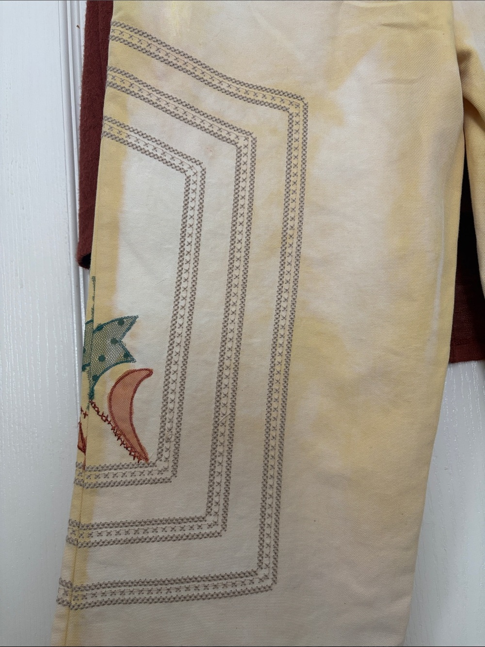 We The Free Cream Embroidered Floral Wide-Leg Pants - Picture 7 of 14